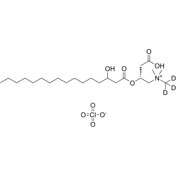 L-Carnitine(mono)-O-3-dl-hydroxypalmitoyl-d3 perchlorate 2245711-29-7
